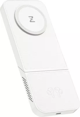 Karikues wireless INVZI MGF7W 3-në-1, 15W, i bardhë