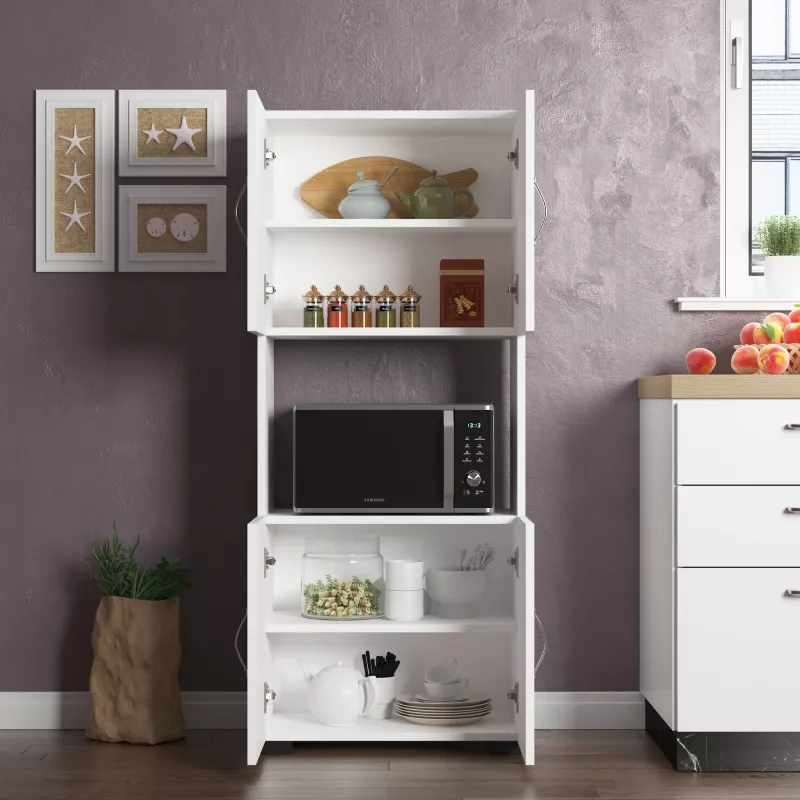 Dollap multifunksional Hanah Home, FRN-12042, i bardhë