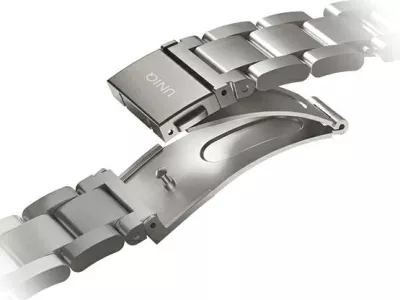 Rrip çeliku inox për Apple Watch UNIQ Osta, 42/44/45/49mm, Argjend