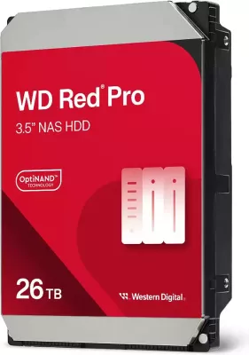 Hard disk i brendshëm Western Digital WD Red Pro 26TB, 3.5", SATA III, 7200RPM