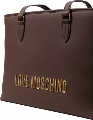 Çantë shopper për femra Love Moschino JC4190PP, kafe