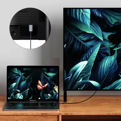 Kabllo Tech-Protect UltraBoost USB-C në HDMI 4K 60Hz, 2m, e zezë