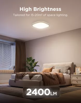 Dritë tavanore smart Govee Square Ceiling Light RGBWW + RGBIC 30 cm, e bardhë