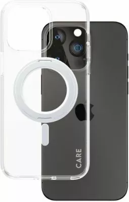 Mbështjellës PanzerGlass Kickstand Case MagSafe për iPhone 15 Pro Max, argjendtë