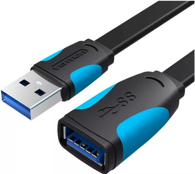 Kabëll zgjatues USB 3.0 Vention, 1m, zi-kaltër
