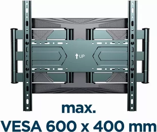 Mbajtëse për televizor Gembird WM-80ST-01, 40-80”, e zezë