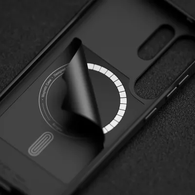 Mbështjellës Ringke Onyx MagSafe për Samsung Galaxy S25 Ultra, i zi