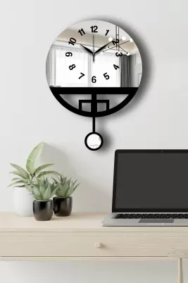 Orë muri dekorative Wallity, Vlnt108Gu, e zezë