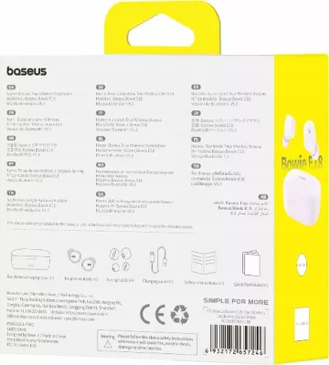 Kufje Baseus Bowie E18 Bluetooth 5.3, ANC, IPX4, 25h, USB-C, vjollcë