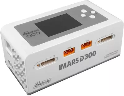 Karikues Gens ace IMARS D300 G-Tech Channel, 300W/700W, për bateri RC, i bardhë