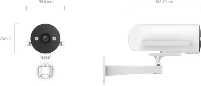 Kamerë sigurie EZVIZ H5 4G 2K, IP, për jashtë, Bardhë
