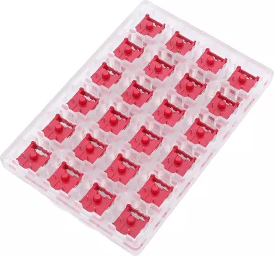 Switch Redragon Bullet-F A113, tactile (ekuivalent MX Blue), set 24 copë, kuqe