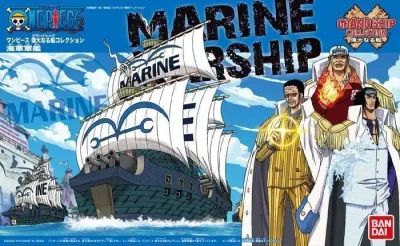 Model Bandai One Piece Grand Ship Collection Marine Ship