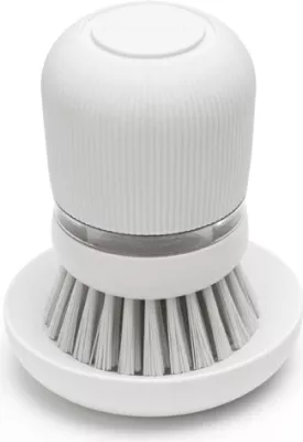 Furçë për larje enësh BRABANTIA SinkSide MPN 302640, me dispenser sapuni 0.1 L, me mbajtëse, gri e çelët