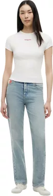 Maicë për femra Tommy Hilfiger Jeans DW0DW22809, krem [Madhësia: XS]