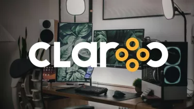 Kabëll optik Claroc DisplayPort 1.4 AOC 8K 20 m, ngjyrë zezë-gri