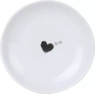 Set pjatash për ëmbëlsira, porcelan, 4 copë, Hermia, NNYO10DUS4885734