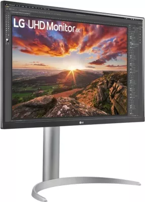 Monitor LG 27UP85NP-W, 27 inç, 4K Ultra HD, LED, 5 ms, argjendtë