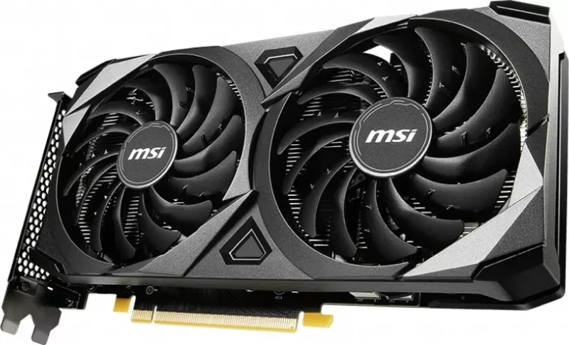 Kartë grafike Msi GeForce RTX 3060, NVIDIA 12GB GDDR6, e zezë
