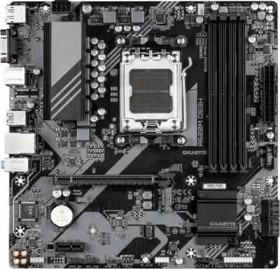 Pllakë amë GIGABYTE A620M DS3H, AM5, mATX, DDR5, SATA3, USB 3.2 Gen 1, DisplayPort