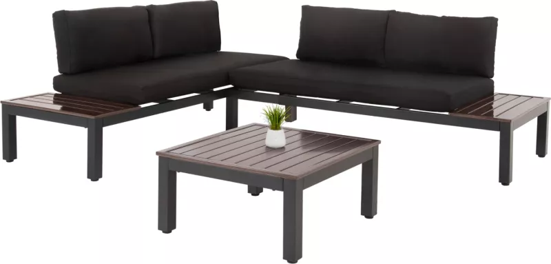 Set ulëse për kopsht DEX FH6090, 3 pjesë, antracit/e zezë