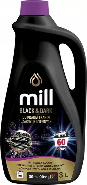 Xhel larës për rroba të zeza MADONIS MILL Black & Dark, 3L, 60 larje