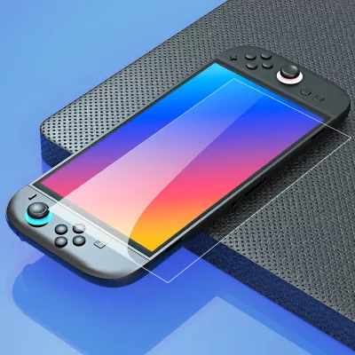 Mbrojtës ekrani xham i kalitur, Dux Ducis, HD për Nintendo Switch 2, 9H, 92% transparencë, kornizë instalimi