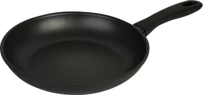 Tigan Ballarini AVOLA 24 cm, alumini, veshje jo-ngjitëse, tregues nxehtësie, i zi