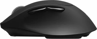 Maus SANDBERG Wireless Mouse Pro Recharge 631-02, 2.4GHz + Bluetooth 5.0, 6 butona, 1600 DPI, bateri 500mAh, e zezë, set (maus + USB receiver + kabllo USB-C)