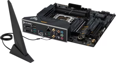 Pllakë amë ASUS TUF GAMING B660M-PLUS WIFI, DDR5, LGA1700, mATX, Wi‑Fi 6, 2.5GbE, USB 3.2 Gen 2x2, e zezë