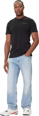 Maicë për meshkuj Tommy Hilfiger Jeans TJM Slim Linear Ches DM0DM21780, e zezë [Madhësia: XXL]