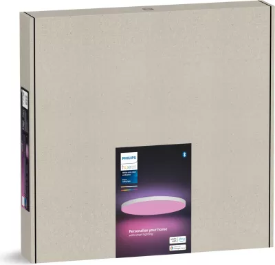 Dritë tavani smart Philips Hue Datura, LED, Bluetooth/Zigbee, e bardhë