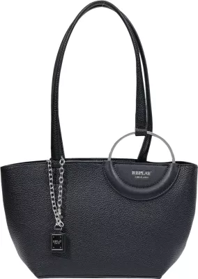 Çantë tote për femra Replay FW01C7.000.A7243S, e zezë