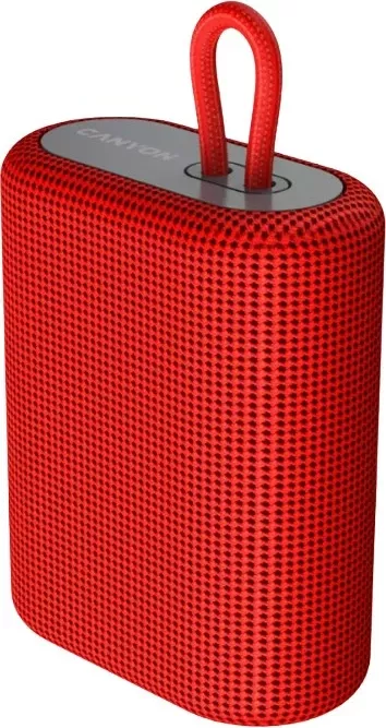 Altavoz portativ Canyon BSP-4, wireless, Bluetooth, 5W, MicroSD, i kuq