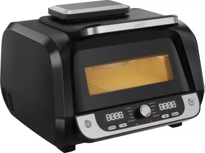 Air fryer grill Elit GrillFry360 PRO 12-në-1 6L 1500-1750W, i zi, set me aksesorë