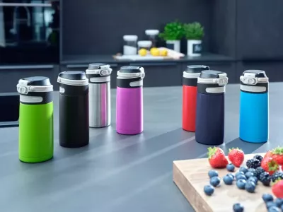 Gotë termike Leifheit 3249, 350 ml, e zezë/gjelbër