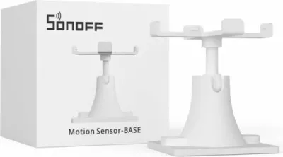 Mbajtëse muri SONOFF Motion Sensor-BASE për sensor lëvizjeje Zigbee SNZB-03, montim me vida ose shirit 3M, e bardhë