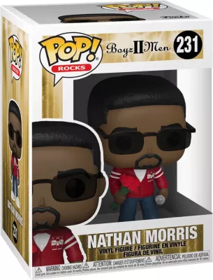 Figurinë vinili Funko POP! Rocks Boyz II Men Nathan Morris #231, 1 copë