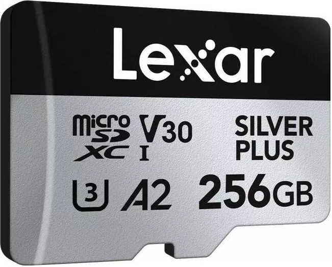 Kartelë memorie Lexar Professional SILVER Plus 256GB microSDXC, UHS-I, U3, V30, A2