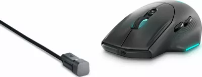Maus gaming wireless Dell Alienware AW620M 26,000 DPI, RGB, USB-C, i zi