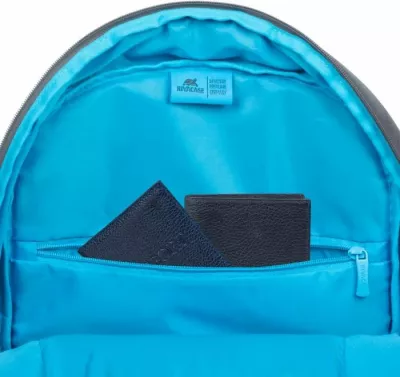çantë shpine për laptop RIVACASE 7523, 13.3-14\", RPET, rezistente ndaj ujit, gri