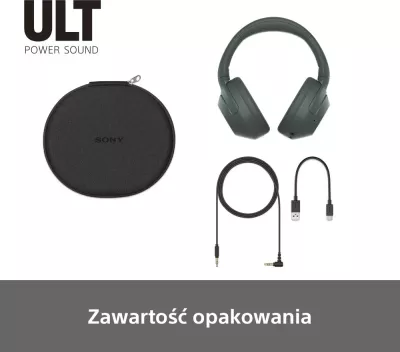 Kufje Sony ULT Wear, me anulim zhurme aktive, gri
