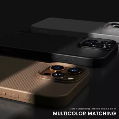 Mbështjellës Wozinsky Carbon Fiber me MagSafe për Samsung Galaxy S25+, Kafe