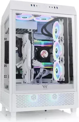 Kasë Thermaltake The Tower 500 Snow White, midi tower, e bardhë