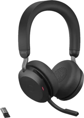 Kufje me mikrofon Jabra EV752BL 27599-989-999 pa tela me adapter USB, e zezë
