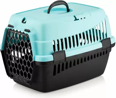Kuti transporti për kafshë shtëpiake, ngjyrë turquoise, 5096-R-4