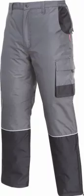 Pantalona pune LAHTI PRO NLS Business Pro L4101501, rip-stop poliester, 7 xhepa, elemente reflektuese, gri/zi