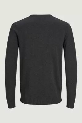 Xhemper për meshkuj Jack & Jones JJEBASIC 12137190, gri e errët [Madhësia: XL]