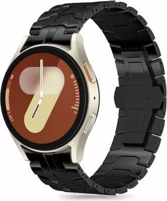 Rrip çeliku inox Tech-Protect për Samsung Galaxy Watch 4/5/5 Pro/6/7/FE, i zi