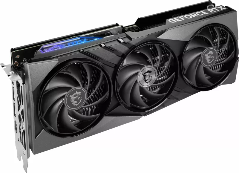 Kartelë grafike MSI GAMING GeForce RTX 4070 Ti SUPER 16G X SLIM, 16 GB, GDDR6X, PCI Express 4.0, e zezë/gri